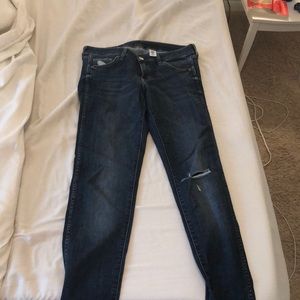H&M jeans with small rip